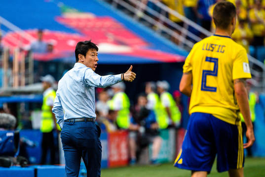 head coach Shin Tae-Yong of South Korea