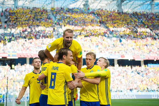 Marcus Berg, Viktor Claesson, Andreas Granqvist, Albin