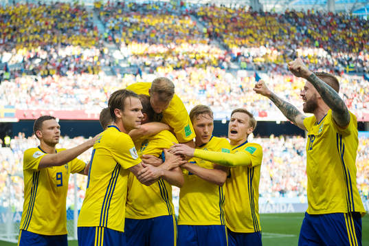 Marcus Berg, Viktor Claesson, Andreas Granqvist, Albin