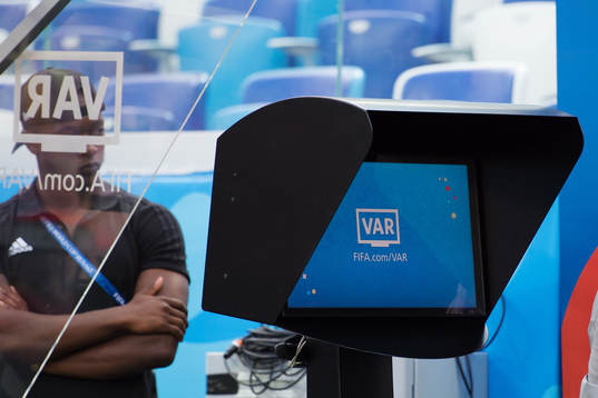 A VAR screen