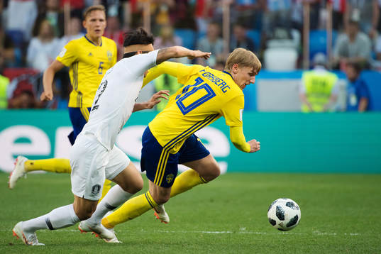 Emil Forsberg of Sweden