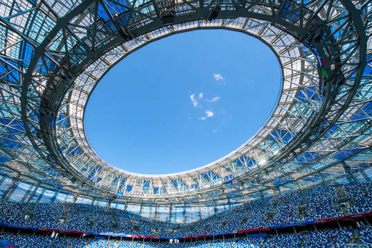 Nizhny Novgorod Stadium prior the FIFA World Cup group