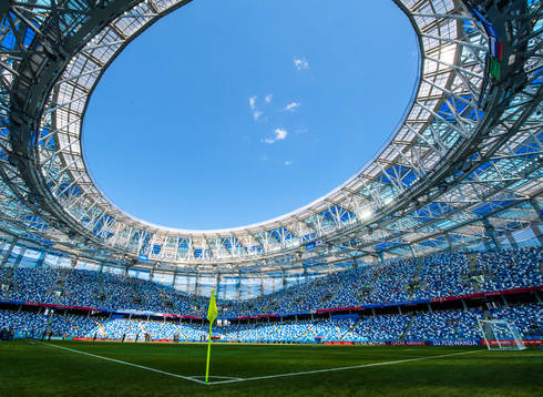 Nizhny Novgorod Stadium prior the FIFA World Cup group