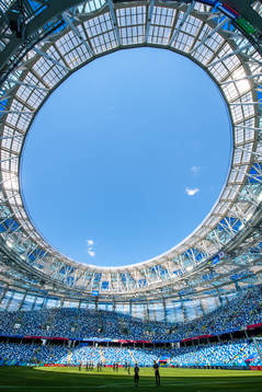 Nizhny Novgorod Stadium prior the FIFA World Cup group