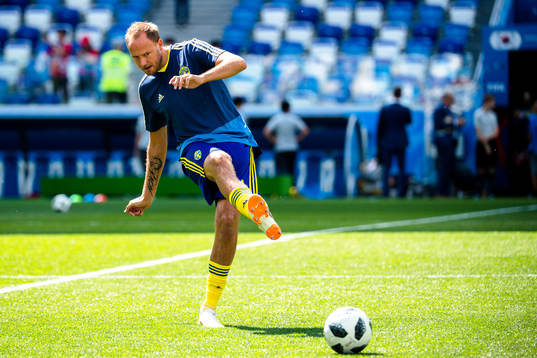 Andreas Granqvist of Sweden prior the FIFA World Cup group