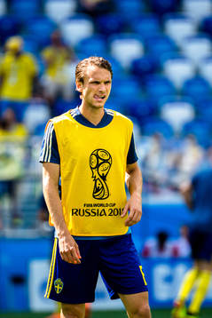 Albin Ekdal of Sweden prior the FIFA World Cup group stage