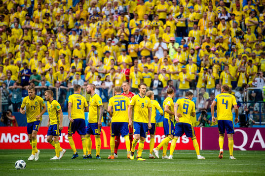 Team Sweden prior the FIFA World Cup group stage match
