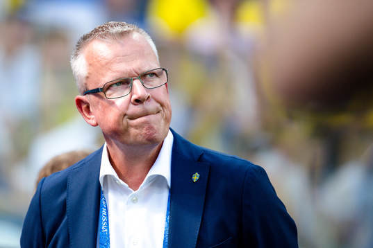 head coach Janne Andersson of Sweden