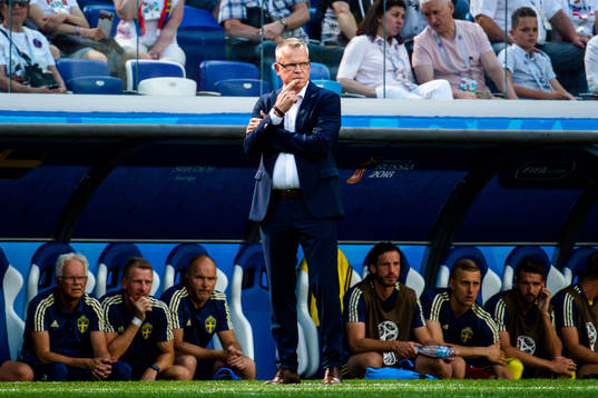 head coach Janne Andersson of Sweden