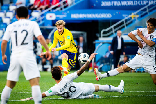 Emil Forsberg of Sweden