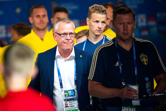 head coach Janne Andersson of Sweden