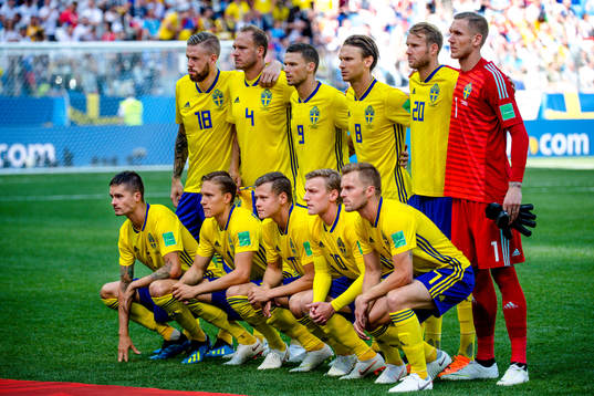 Pontus Jansson, Andreas Granqvist Marcus Berg, Albin Ekdal,