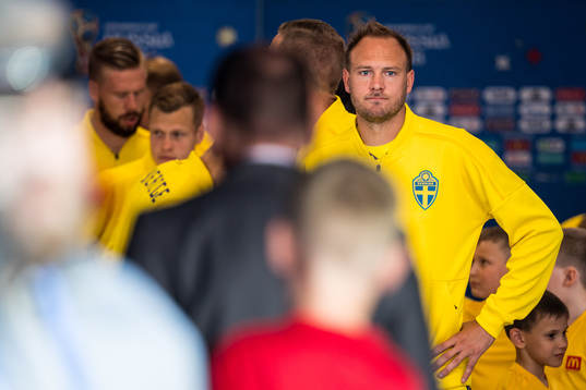 Andreas Granqvist of Sweden prior the FIFA World Cup group
