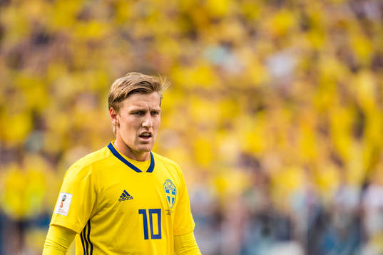 Emil Forsberg of Sweden