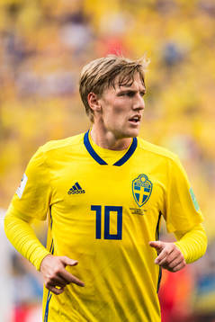 Emil Forsberg of Sweden