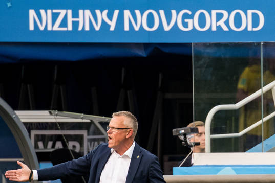 Head coach Janne Andersson of Sweden
