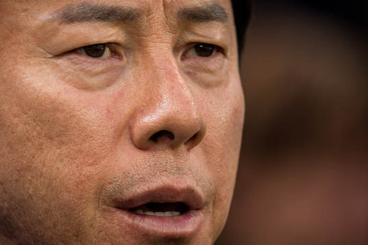 Head coach Shin Tae-Yong of South Korea prior the FIFA
