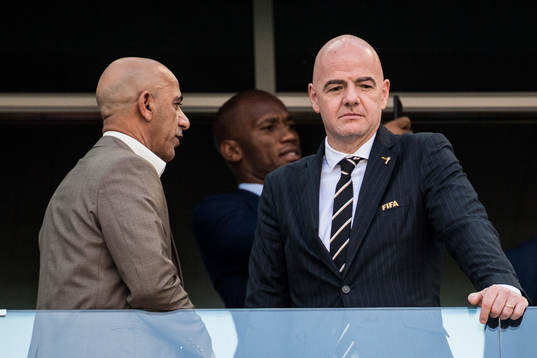 FIFA president Gianni Infantino prior the FIFA World Cup