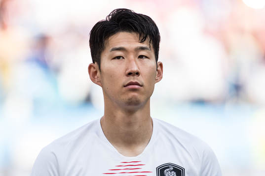 Heungmin Son of South Korea prior the FIFA World Cup group