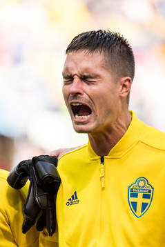 Mikael Lustig of Sweden prior the FIFA World Cup group