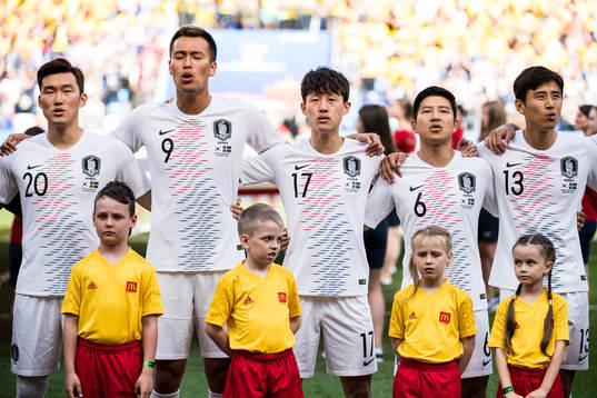 Players of South Korea