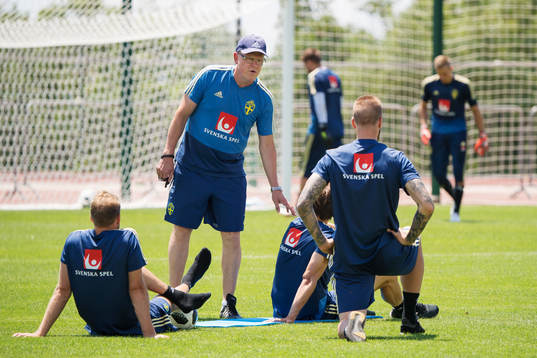 Head coach Janne Andersson of the Swedish national football