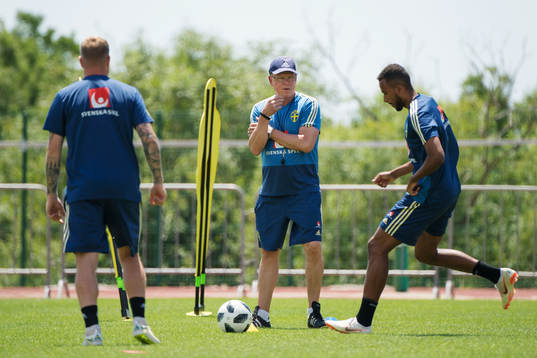Head coach Janne Andersson of the Swedish national football