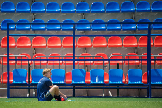 Emil Forsberg of the Swedish national football team at a