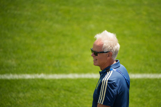 Doctor Anders Valentin of the Swedish national football