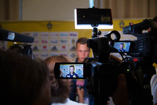 Viktor Claesson of the Swedish national football team is