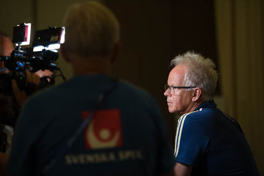Team doctor Anders Valentin of the Swedish national