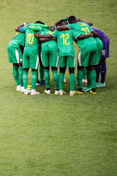 Players of Senegal prior the FIFA World Cup group stage