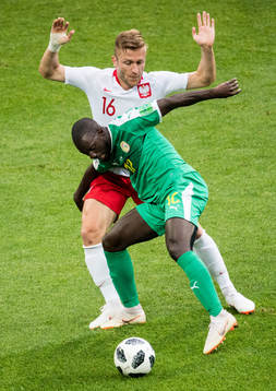 Jakub Blaszczykowski of Poland and Youssouf Sabaly of
