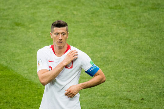 Robert Lewandowski of Poland