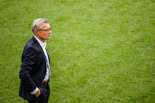 head coach Adam Nawalka of Poland looks dejected