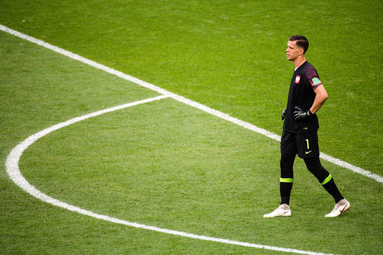 goalkeeper Wojciech Szczesny of Poland looks dejected