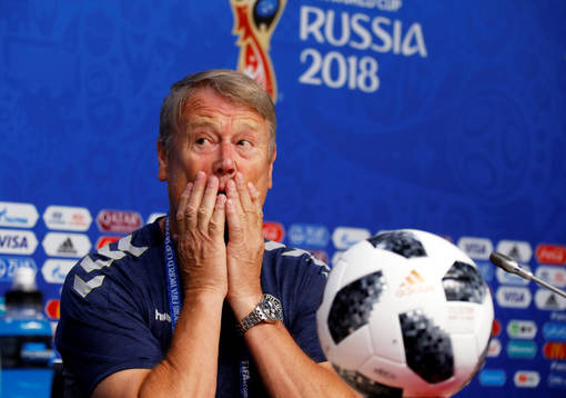 Bläddra bland fler bilder av Football, World Cup 2018, day 7, Preview, Denmark - Australia