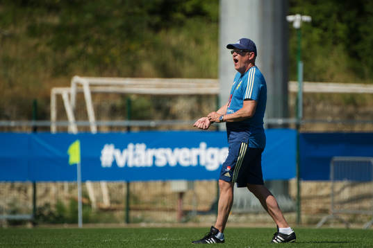 Head coach Janne Andersson of the Swedish national football