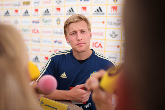 Emil Forsberg of the Swedish national football team