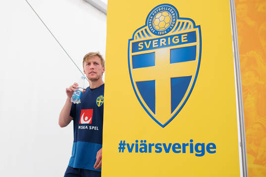Emil Forsberg of the Swedish national football team