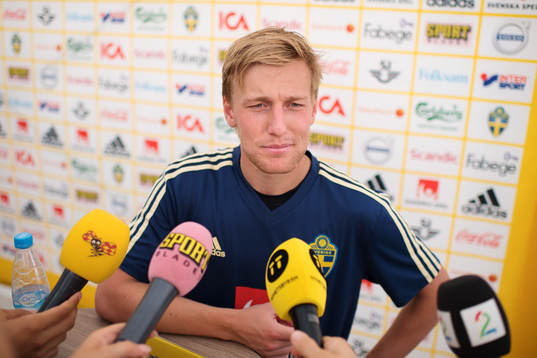 Emil Forsberg of the Swedish national football team is
