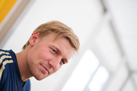 Emil Forsberg of the Swedish national football team