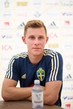 Emil Krafth of the Swedish national football team