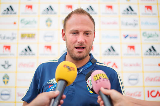 Andreas Granqvist of the Swedish national football team is