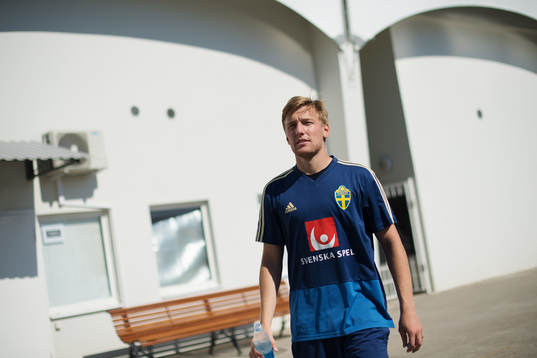 Emil Forsberg of the Swedish national football team