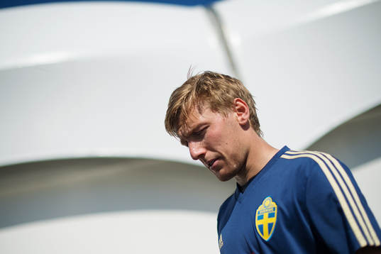 Emil Forsberg of the Swedish national football team