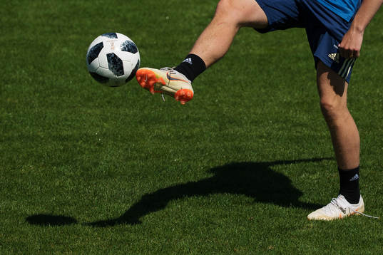 Emil Forsberg of the Swedish national football team at a