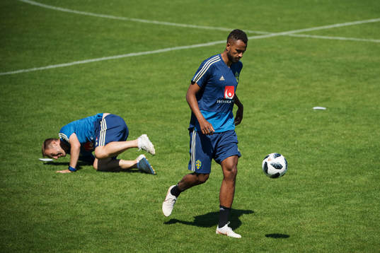 Performance Manager Paul Balsom and Isaac Kiese Thelin of