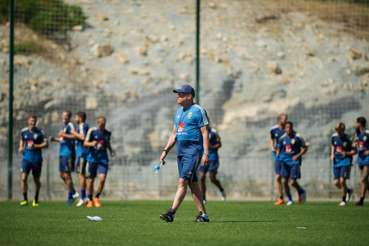 Head coach Janne Andersson of the Swedish national football