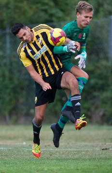 IFK Hässleholms Tommy Filipovic i matchen i division 2